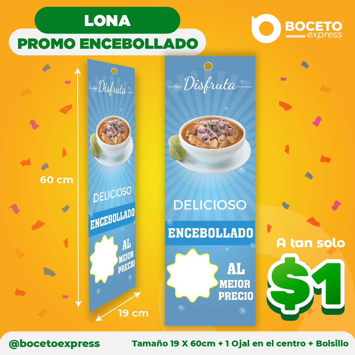Lona Encebollado