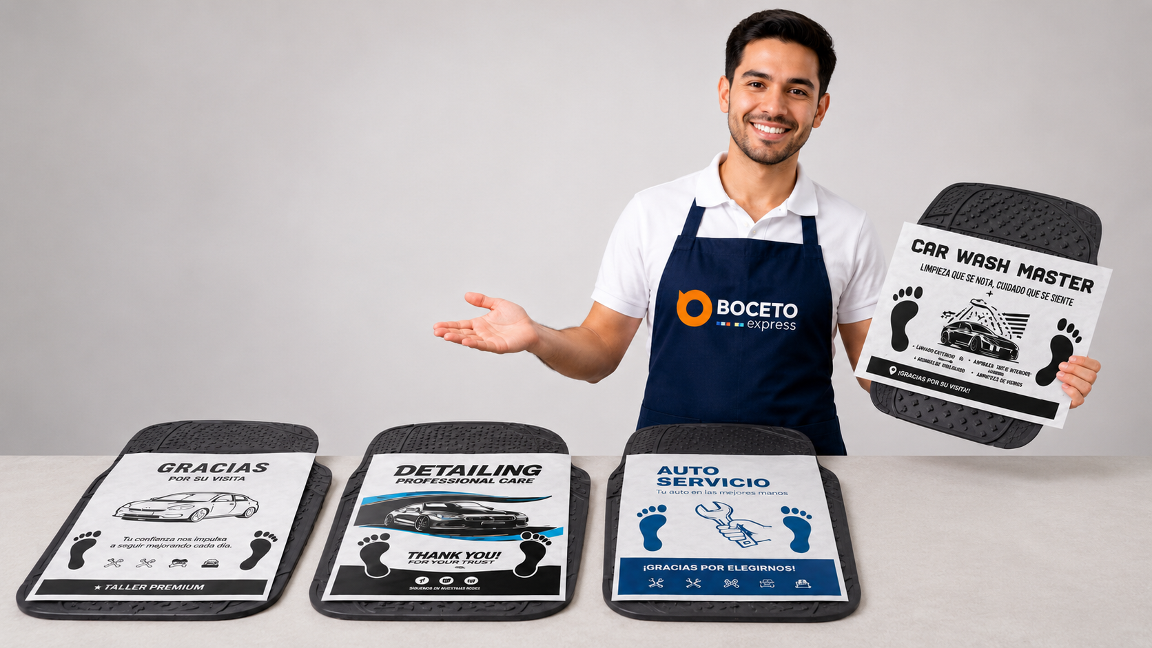 Moquetas personalizadas Boceto Express
