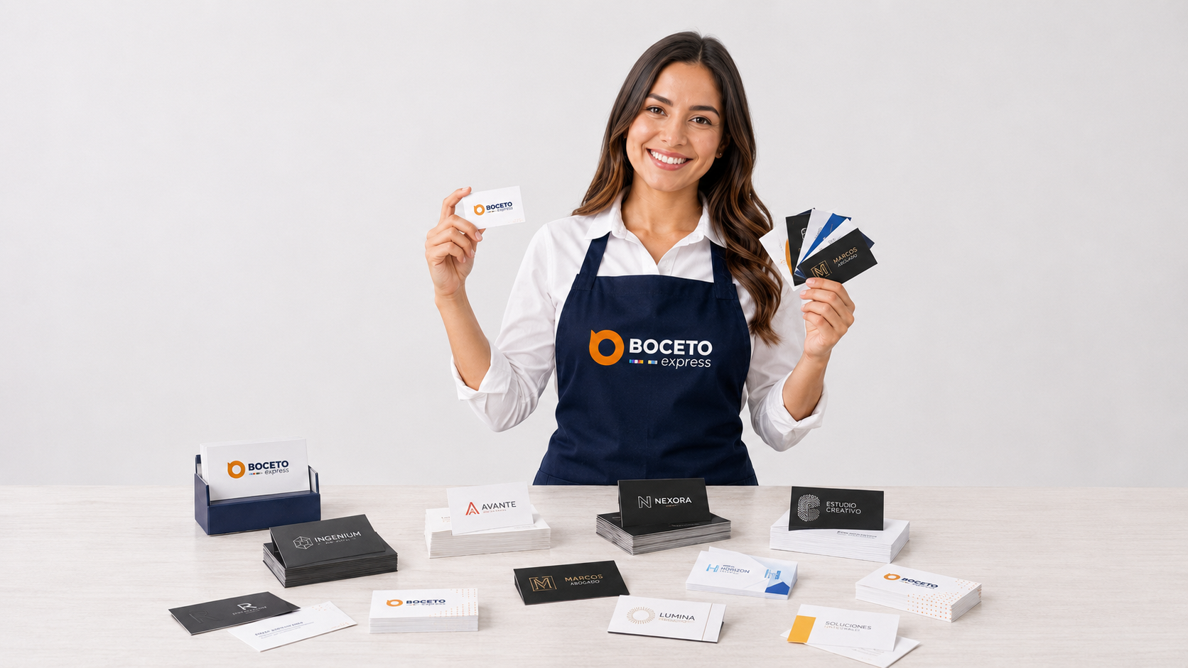 Tarjetas de presentación Boceto Express