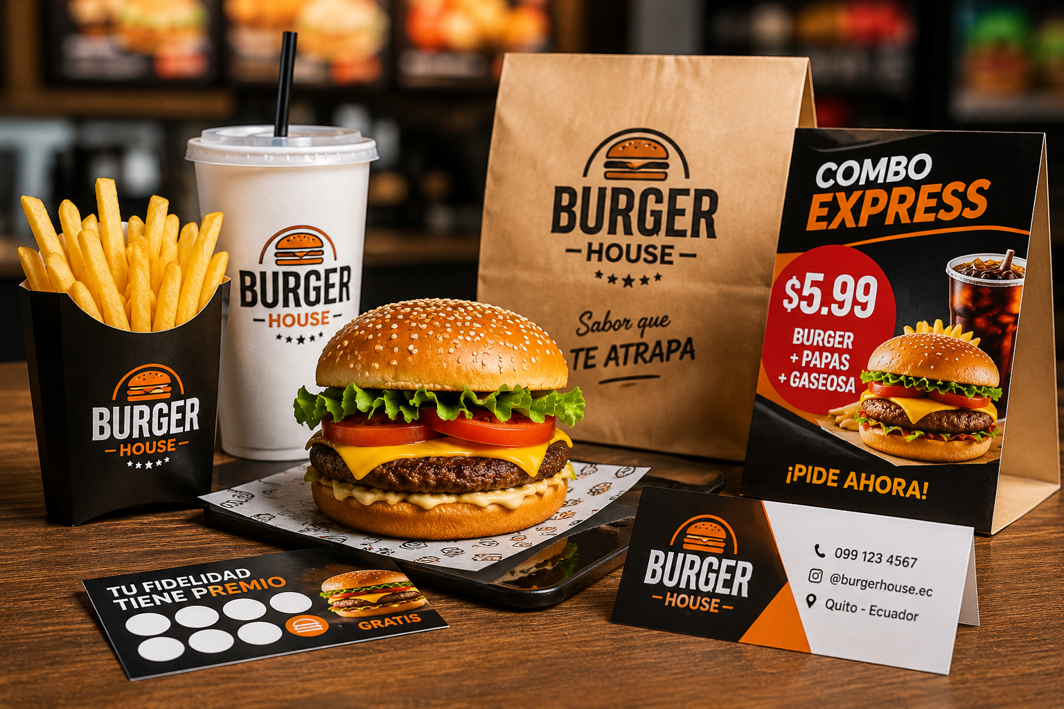 Publicidad para comida rápida